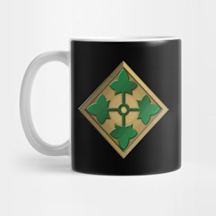 4th Infantry Division Shoulder Patch 4th ID Mug